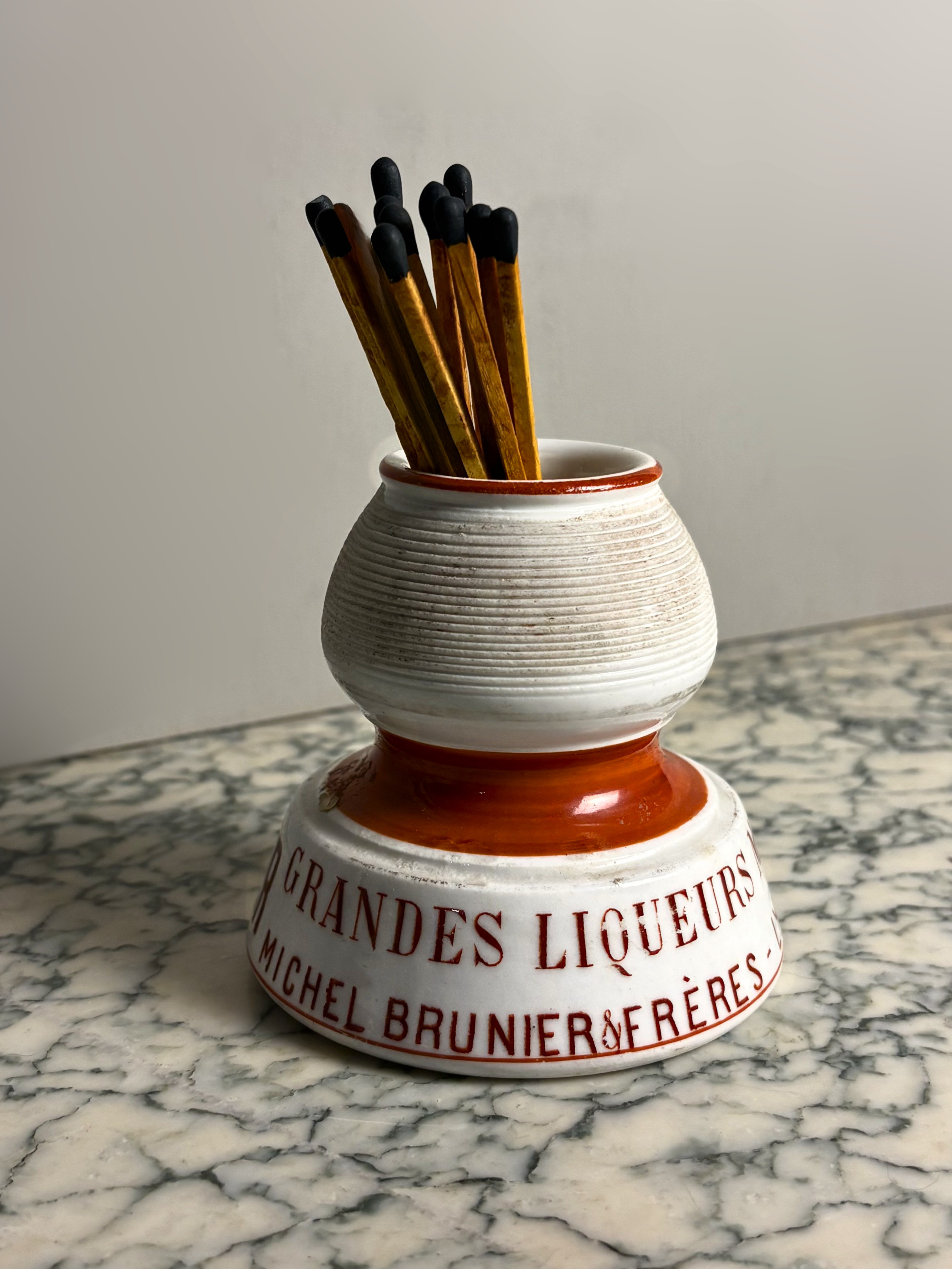 Antique French Advertising Pyrogène – Grandes Liqueurs Michel Brunier & Frères