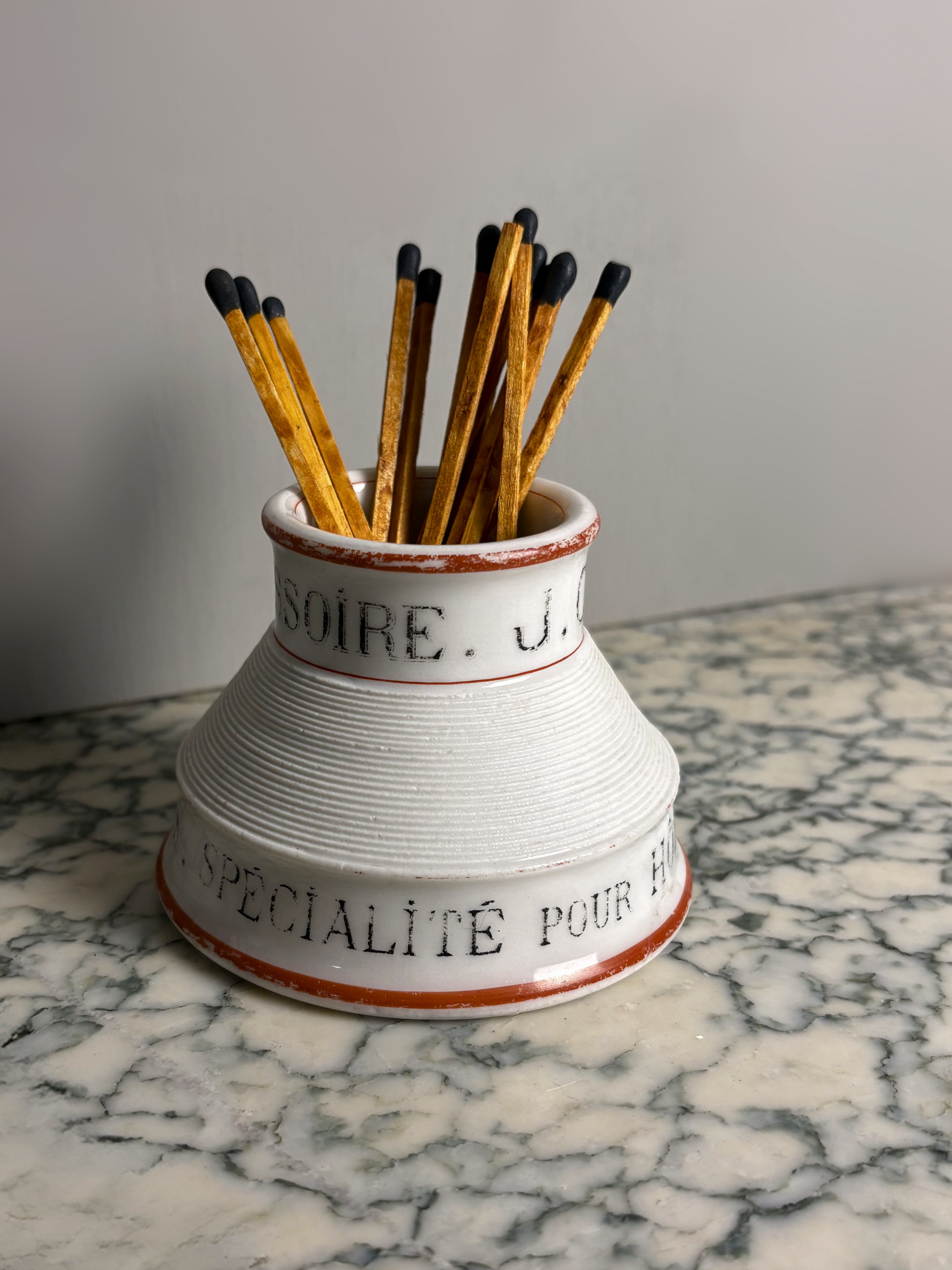 Antique French Bistro Advertising Pyrogène – Chalmette Issoire Café Restaurant